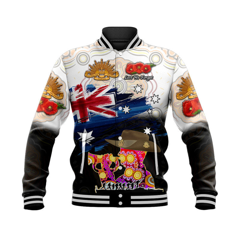 custom-personalised-australia-aboriginal-anzac-baseball-jacket-remembrance-vibes-white