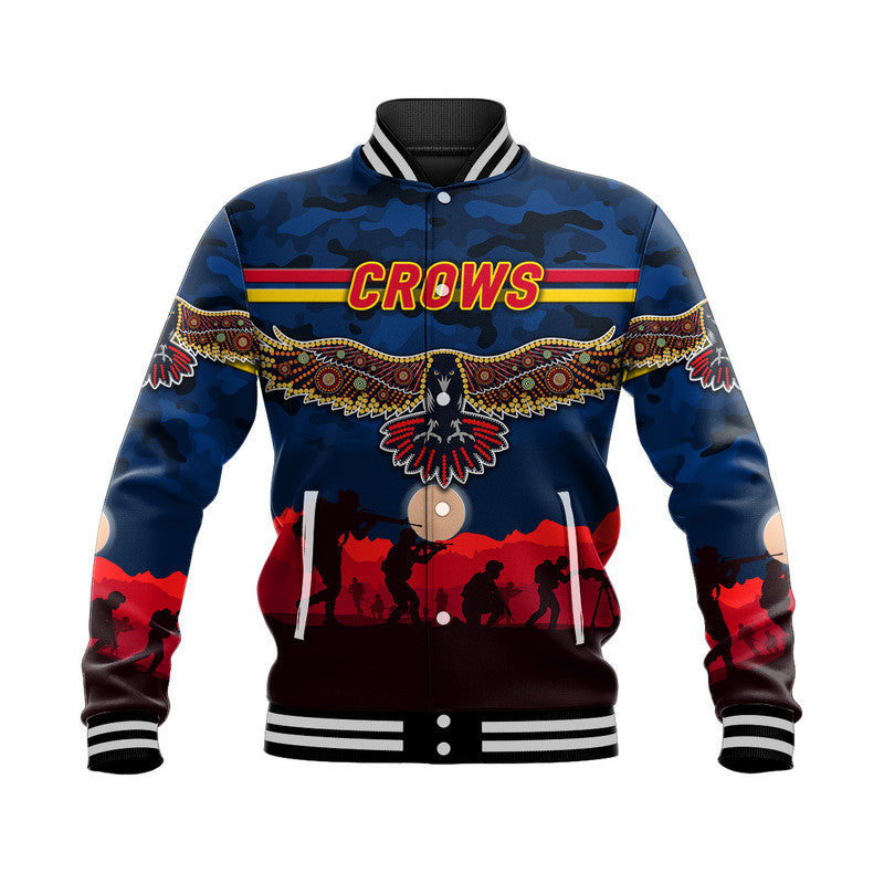 adelaide-crows-anzac-baseball-jacket-simple-style-navy-blue