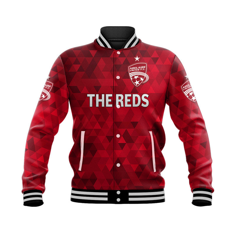 custom-personalised-adelaide-united-the-reds-baseball-jacket-soccer-club-original-style-red