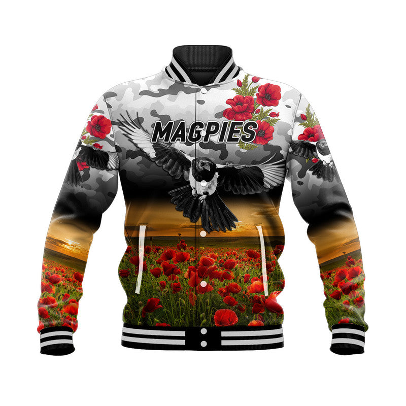 custom-personalised-collingwood-magpies-anzac-baseball-jacket-poppy-vibes