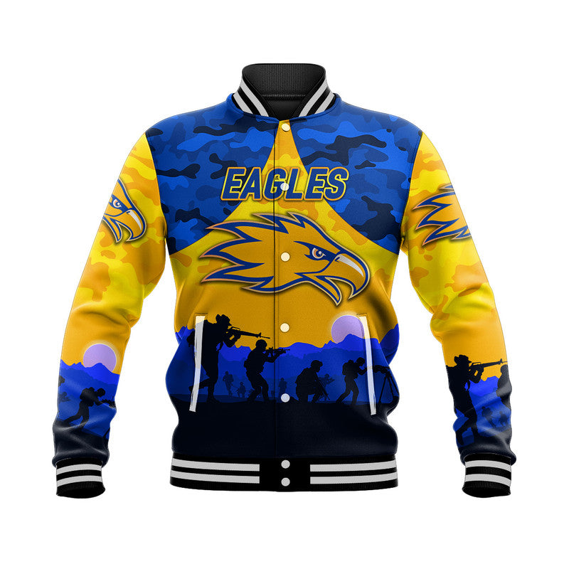 west-coast-eagles-anzac-baseball-jacket-simple-style-gold