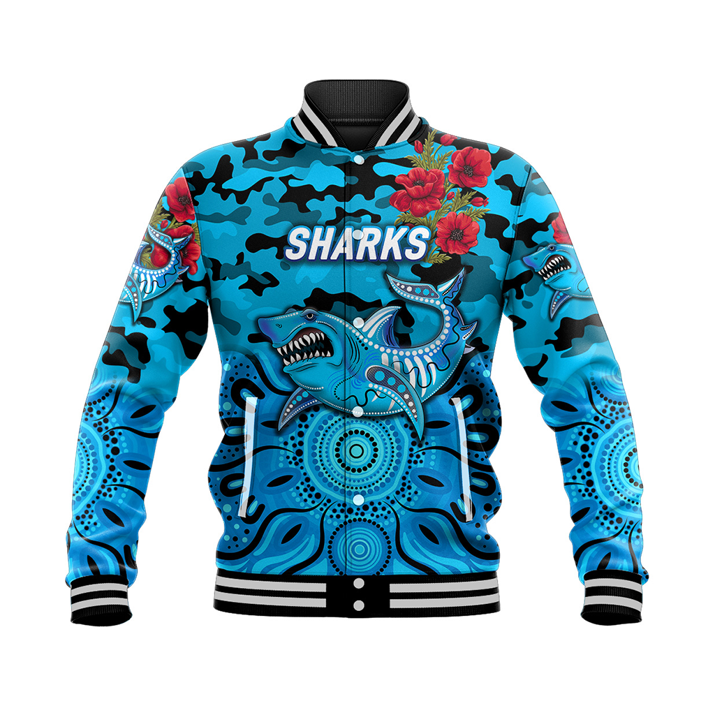 cronulla-sutherland-sharks-anzac-2022-baseball-jacket-indigenous-vibes