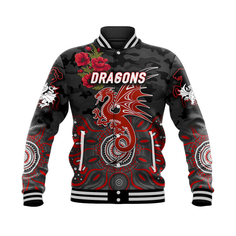 custom-personalised-st-george-illawarra-dragons-anzac-2022-baseball-jacket-indigenous-vibes-black