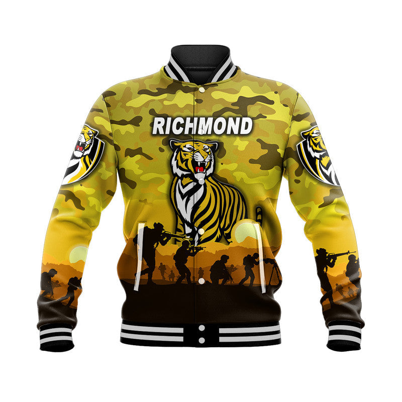 richmond-tigers-anzac-baseball-jacket-simple-style-yellow