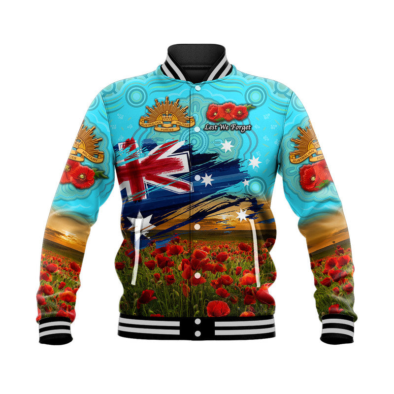 custom-personalised-australia-aboriginal-anzac-baseball-jacket-poppy-vibes-blue