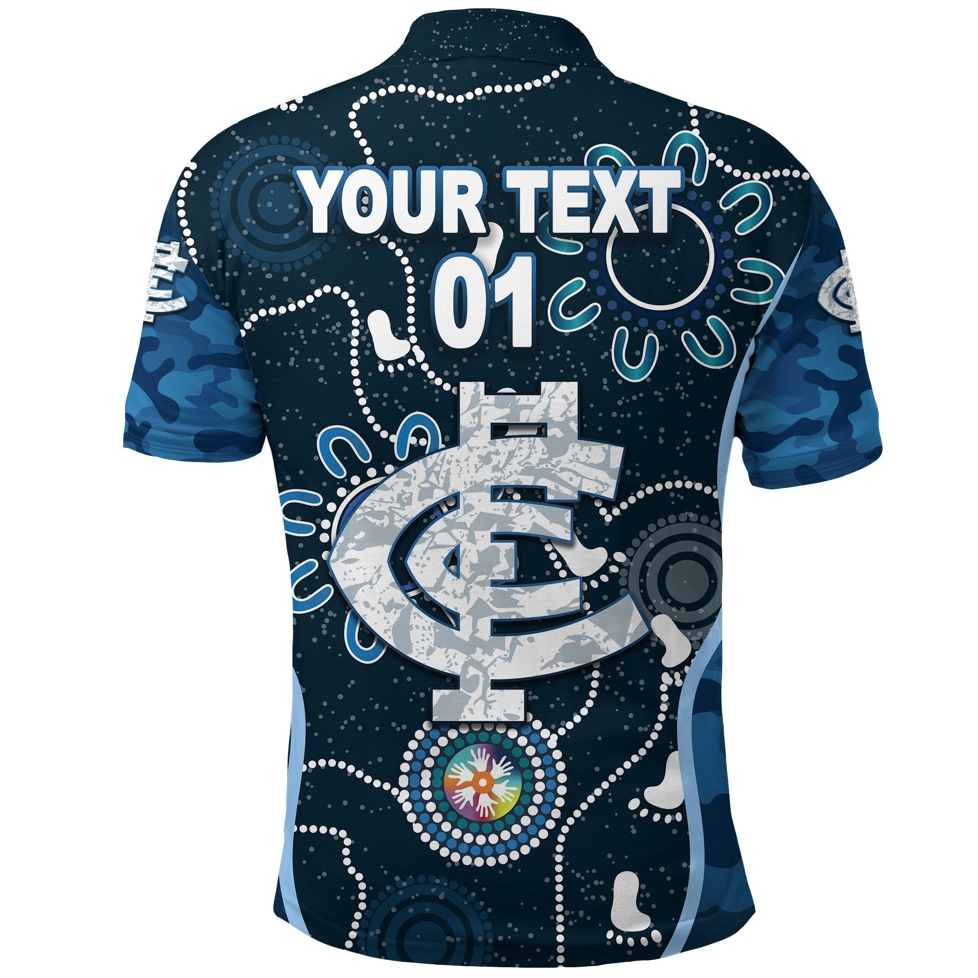 custom-personalised-carlton-polo-shirt-blues-anzac-day-unique-indigenous-custom-text-and-number