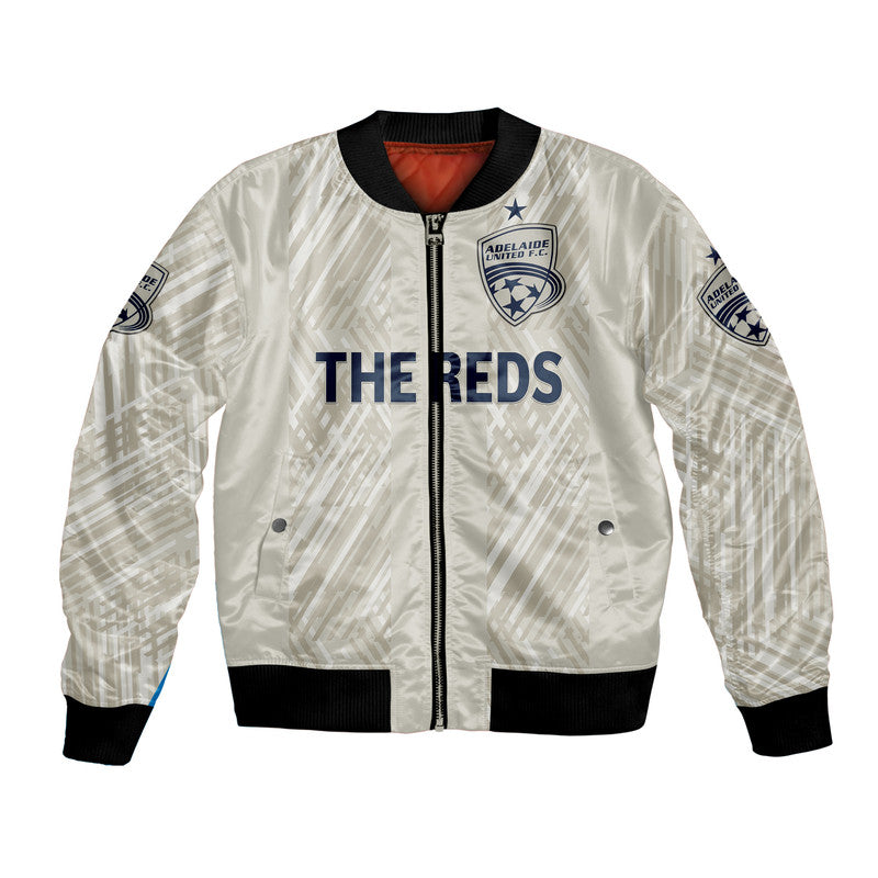 custom-personalised-adelaide-united-the-reds-bomber-jacket-soccer-club-original-style-beige