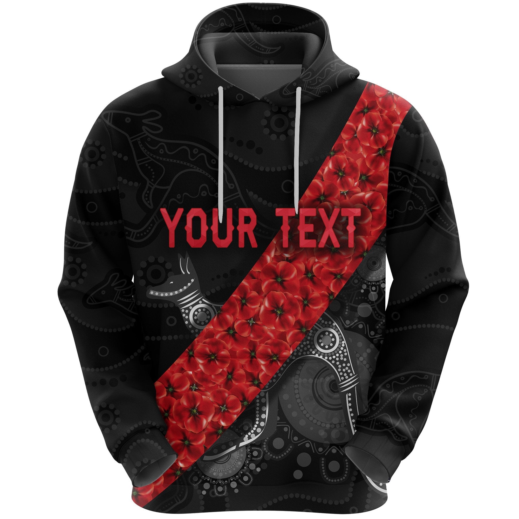 custom-personalised-essendon-bombers-hoodie-anzac-day-indigenous-black