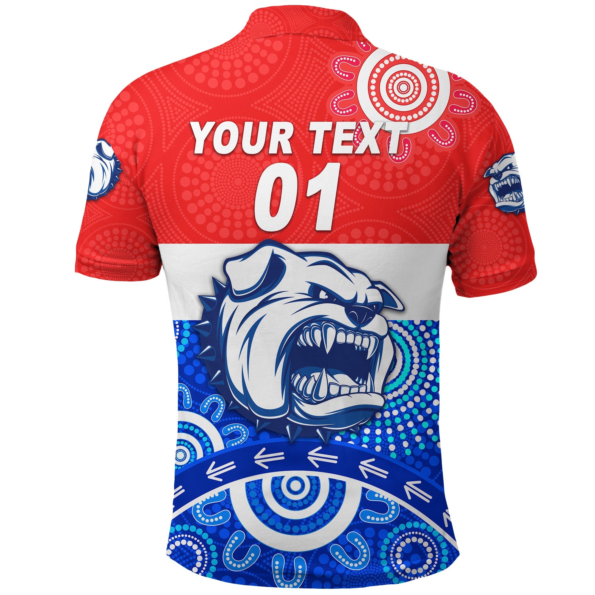 custom-personalised-western-aranda-bulldogs-polo-shirt-hermannsburg-indigenous-version-custom-text-and-number