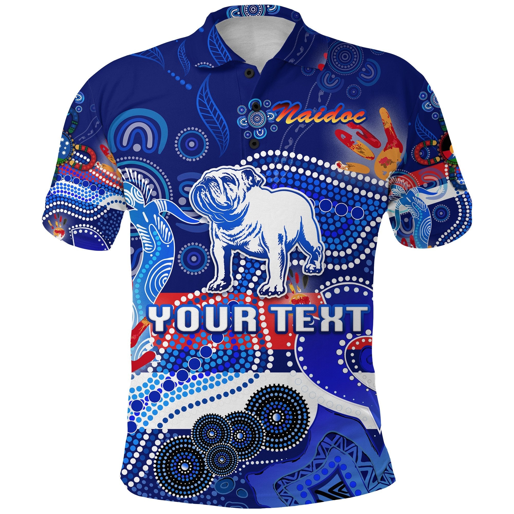 custom-personalised-western-polo-shirt-bulldogs-indigenous-naidoc-heal-country-heal-our-nation