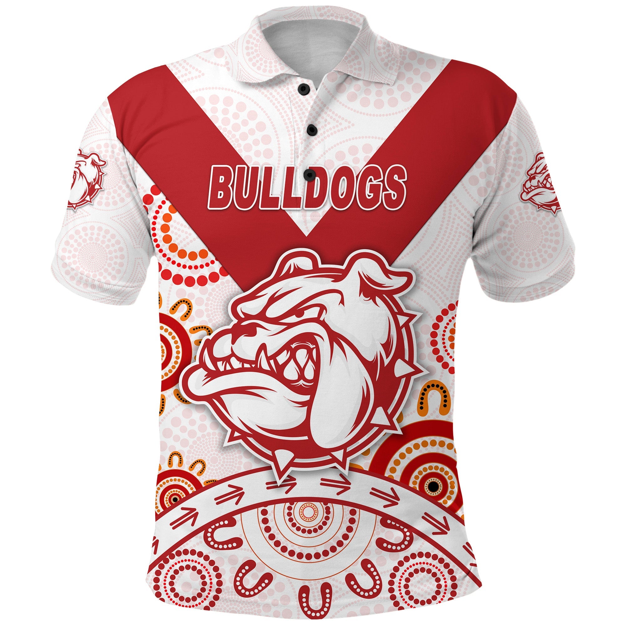 south-fremantle-football-club-polo-shirt-bulldogs-indigenous-version-white