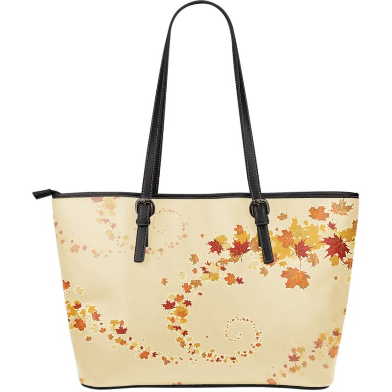 canada-maple-leaves-large-leather-tote-bag