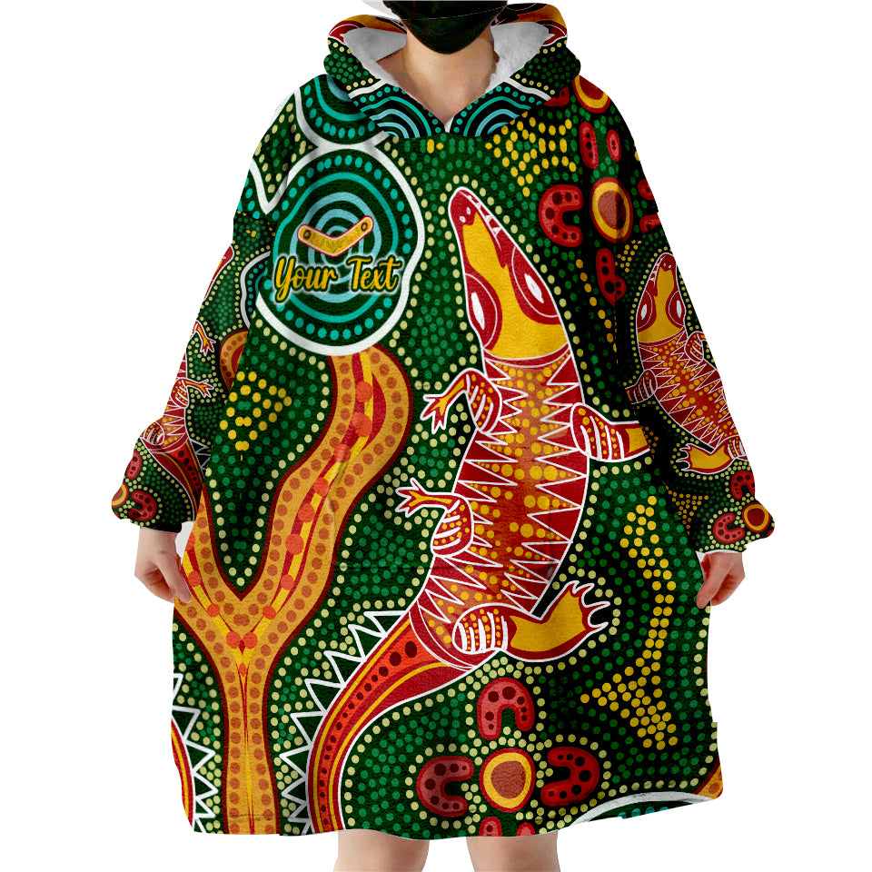 custom-personalised-aboriginal-art-crocodile-you-are-number-one-wearable-blanket-hoodie