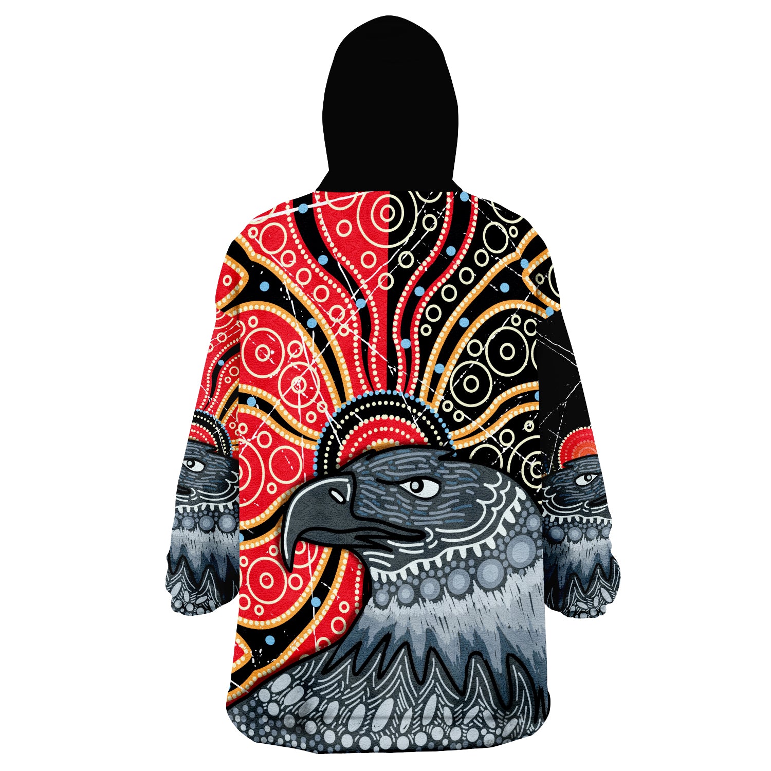 custom-personalised-aboriginal-dot-eagles-victory-wearable-blanket-hoodie