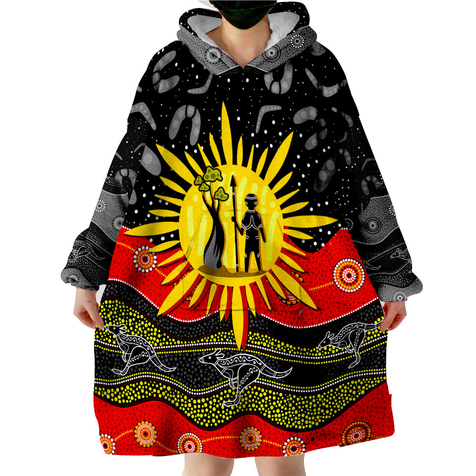 custom-personalised-aboriginal-flag-energetic-aussie-wearable-blanket-hoodie