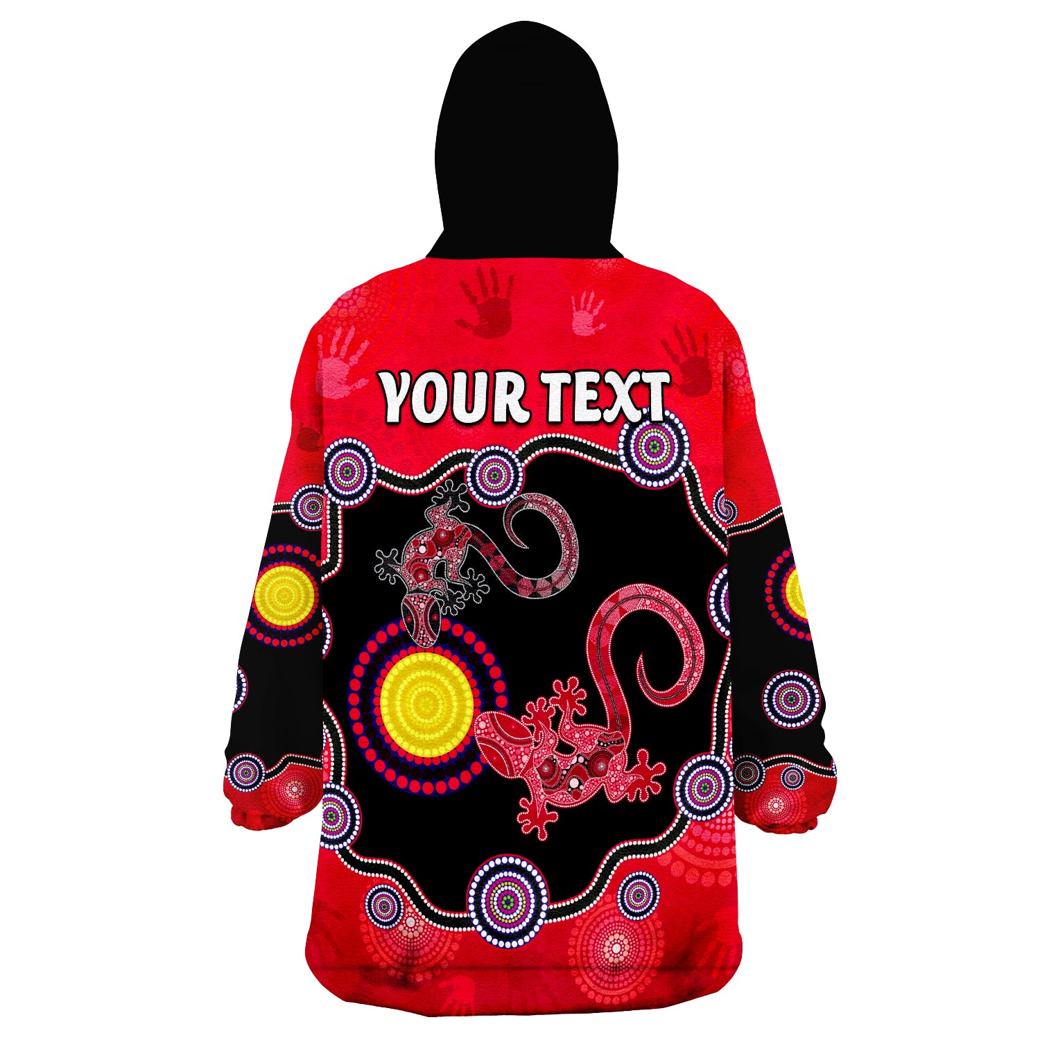 custom-personalised-aboriginal-lizard-attracted-australia-version-red-wearable-blanket-hoodie