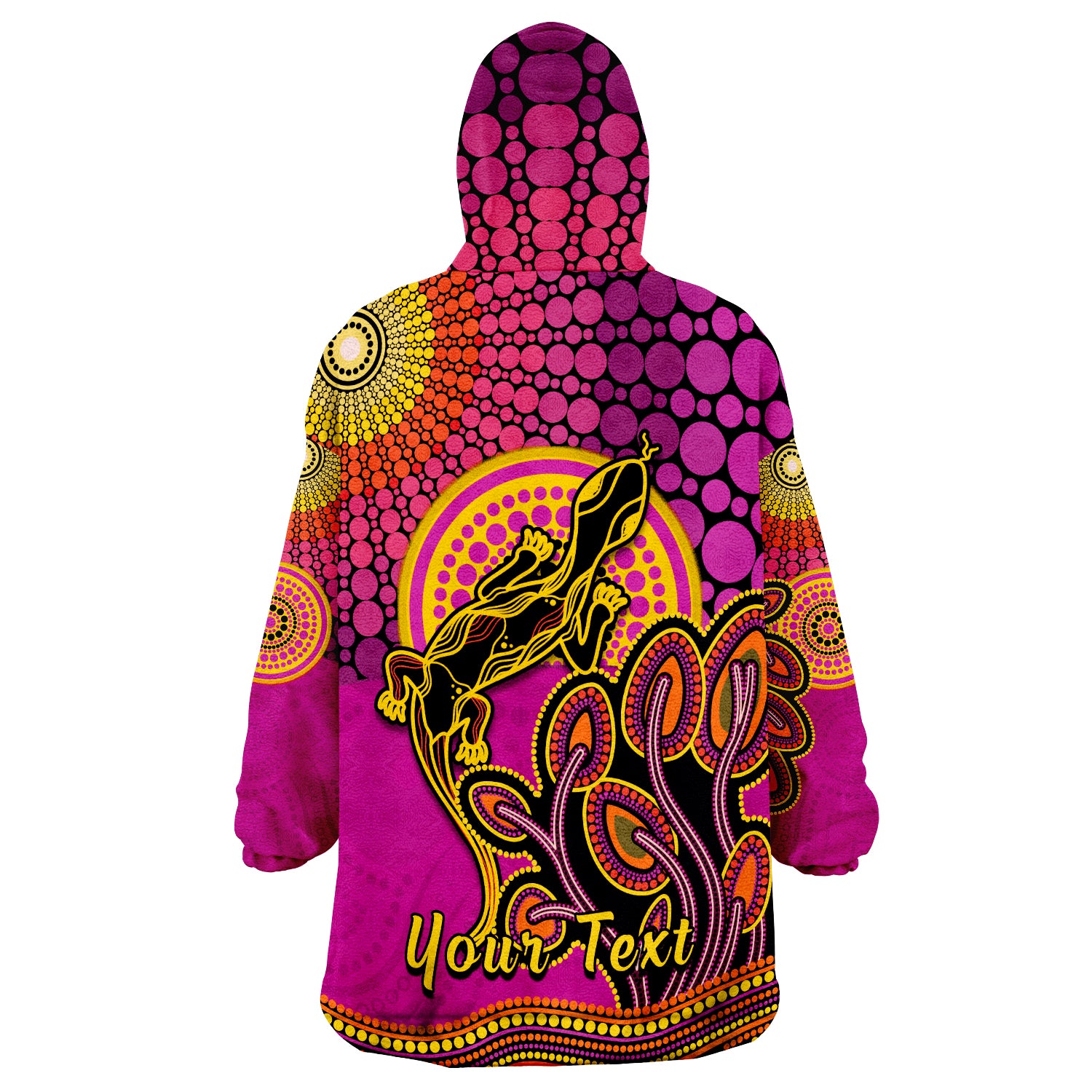 custom-personalised-aboriginal-lizard-tree-on-the-hill-sunshine-wearable-blanket-hoodie