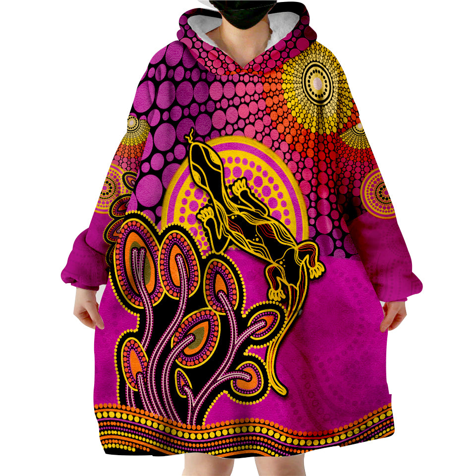 custom-personalised-aboriginal-lizard-tree-on-the-hill-sunshine-wearable-blanket-hoodie