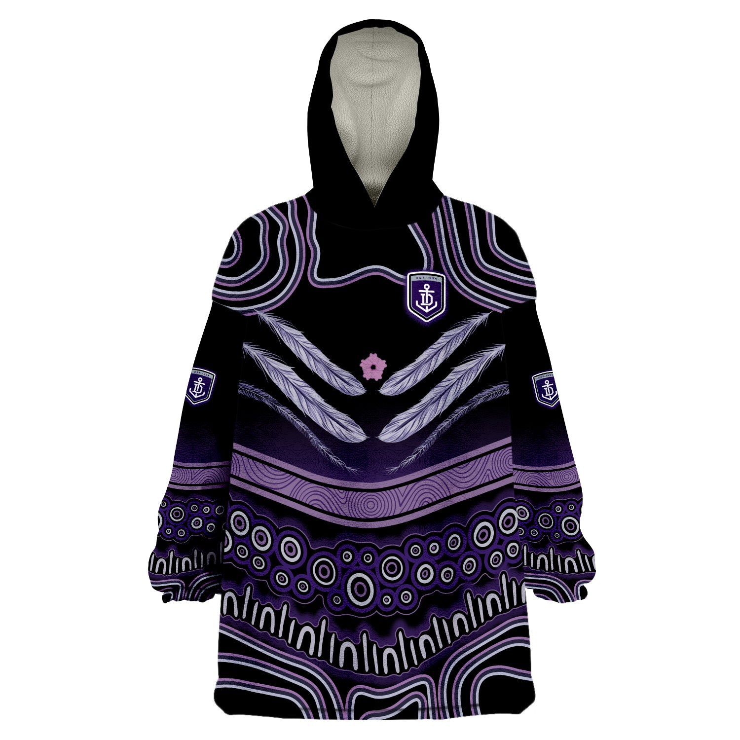 custom-personalised-and-number-fremantle-dockers-freo-indigenous-style-wearable-blanket-hoodie