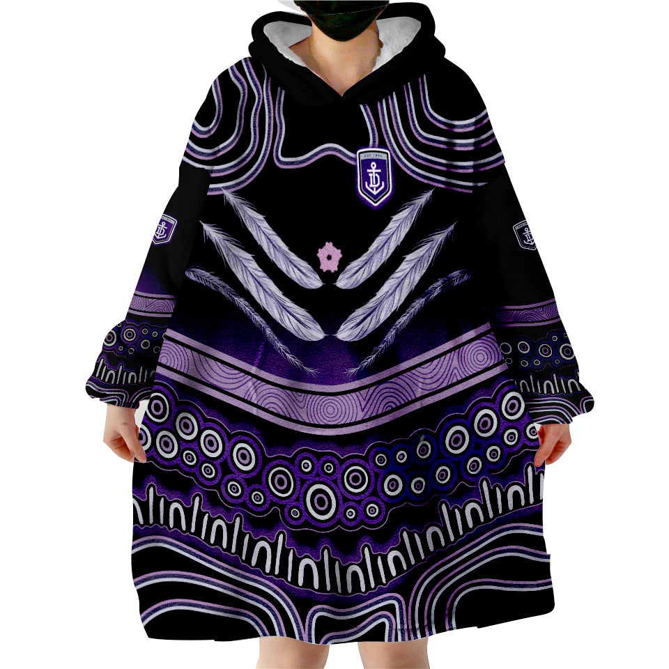 custom-personalised-and-number-fremantle-dockers-freo-indigenous-style-wearable-blanket-hoodie