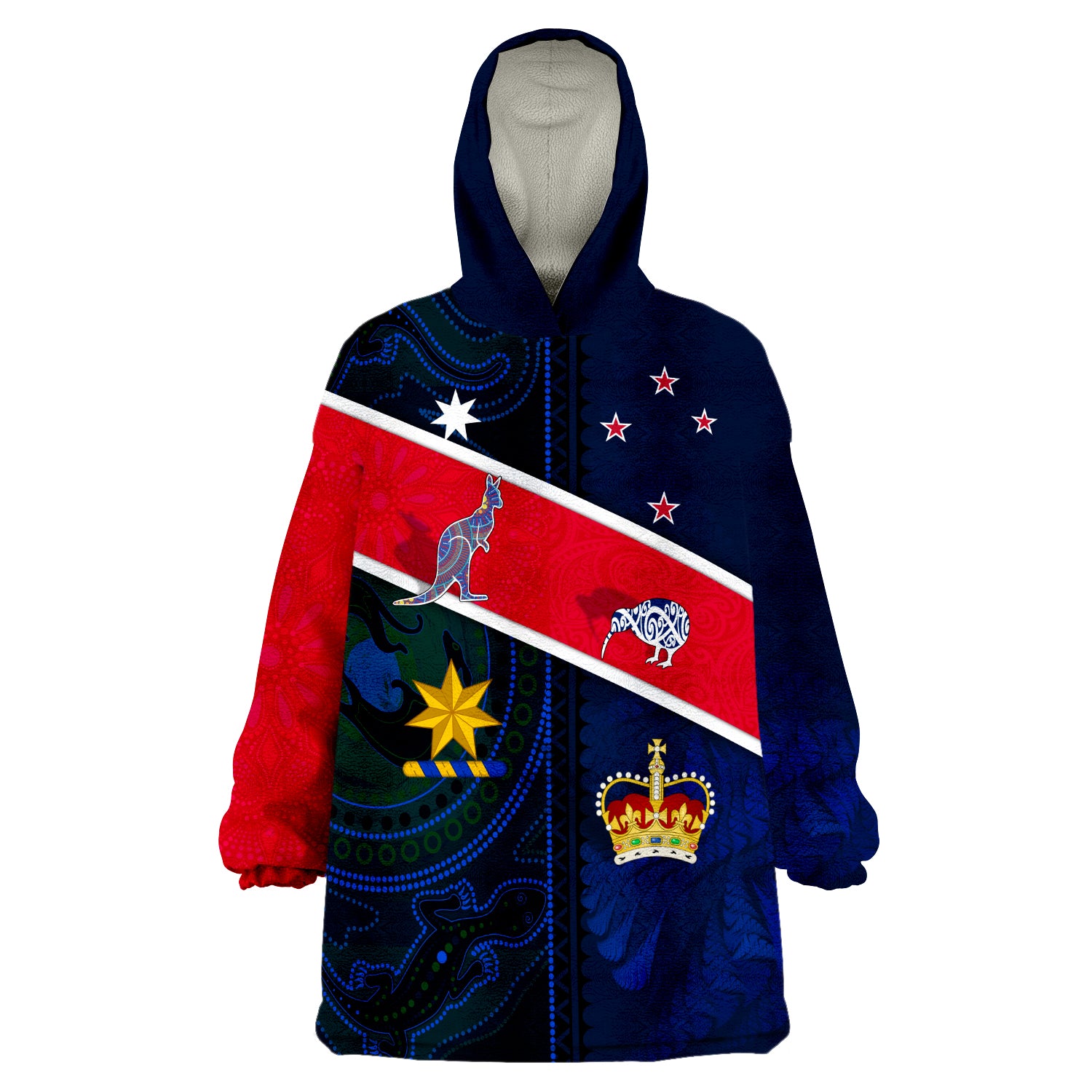 custom-personalised-aotearoa-mix-australia-maori-mix-aboriginal-line-arty-style-wearable-blanket-hoodie