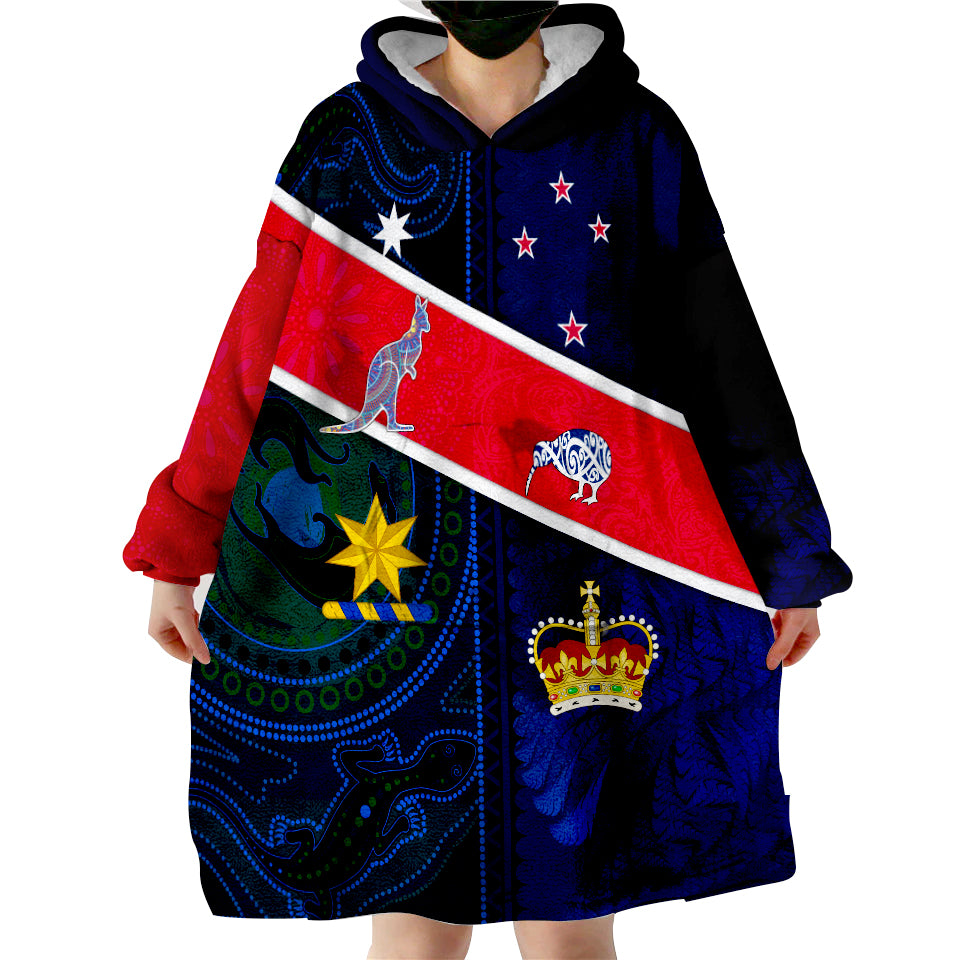 custom-personalised-aotearoa-mix-australia-maori-mix-aboriginal-line-arty-style-wearable-blanket-hoodie