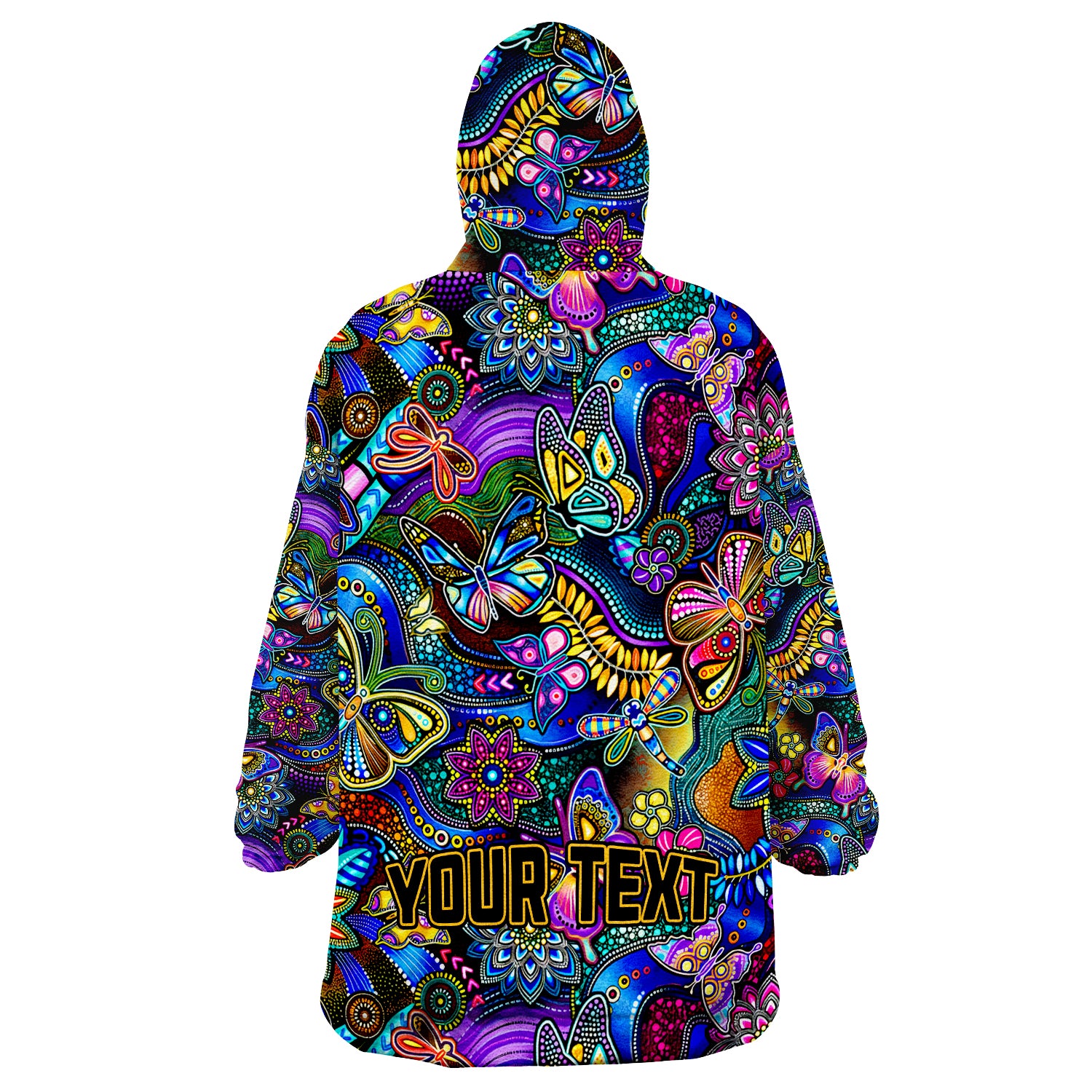 custom-personalised-aussie-animal-aboriginal-art-special-ver02-wearable-blanket-hoodie