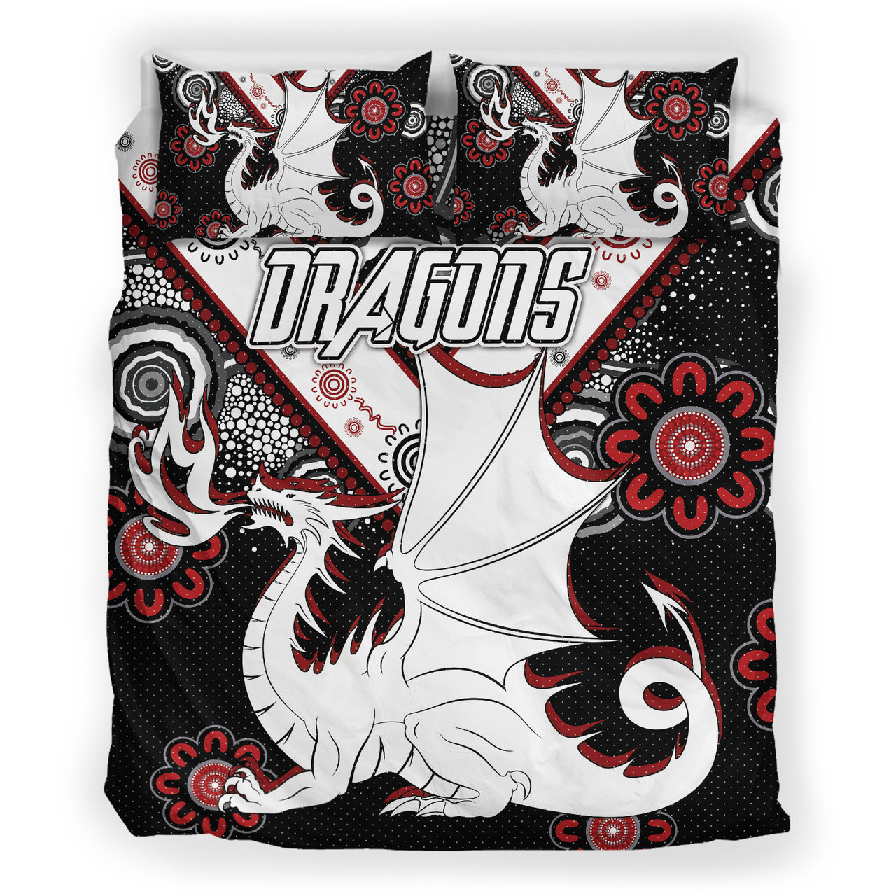 st-george-rugby-bedding-set-custom-aboriginal-dragons-bedding-set