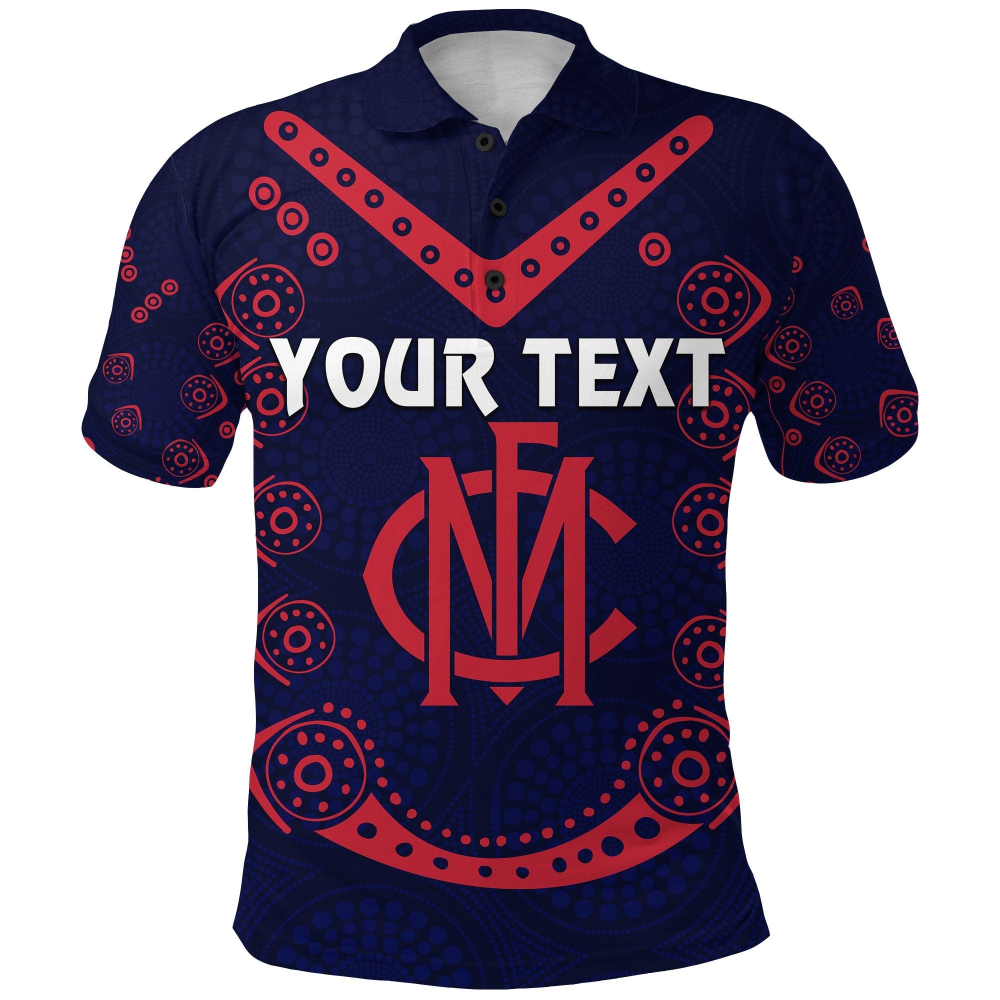 custom-personalised-melbourne-demons-indigenous-polo-shirt-football