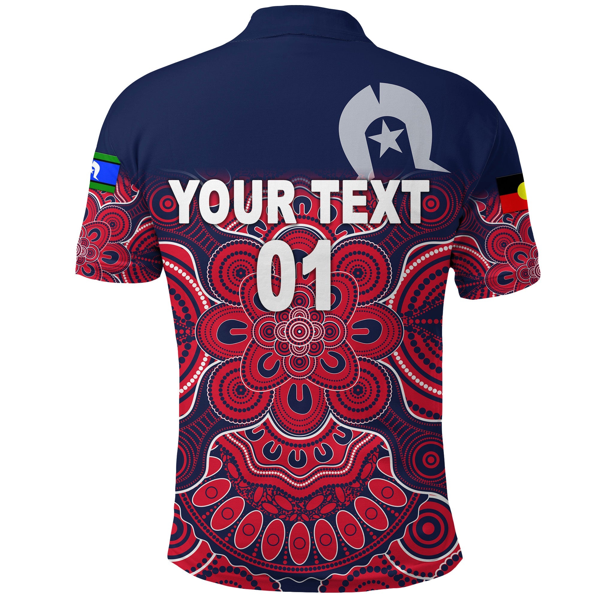 custom-personalised-melbourne-demons-indigenous-polo-shirt-football-naidoc-week-style-custom-text-and-number