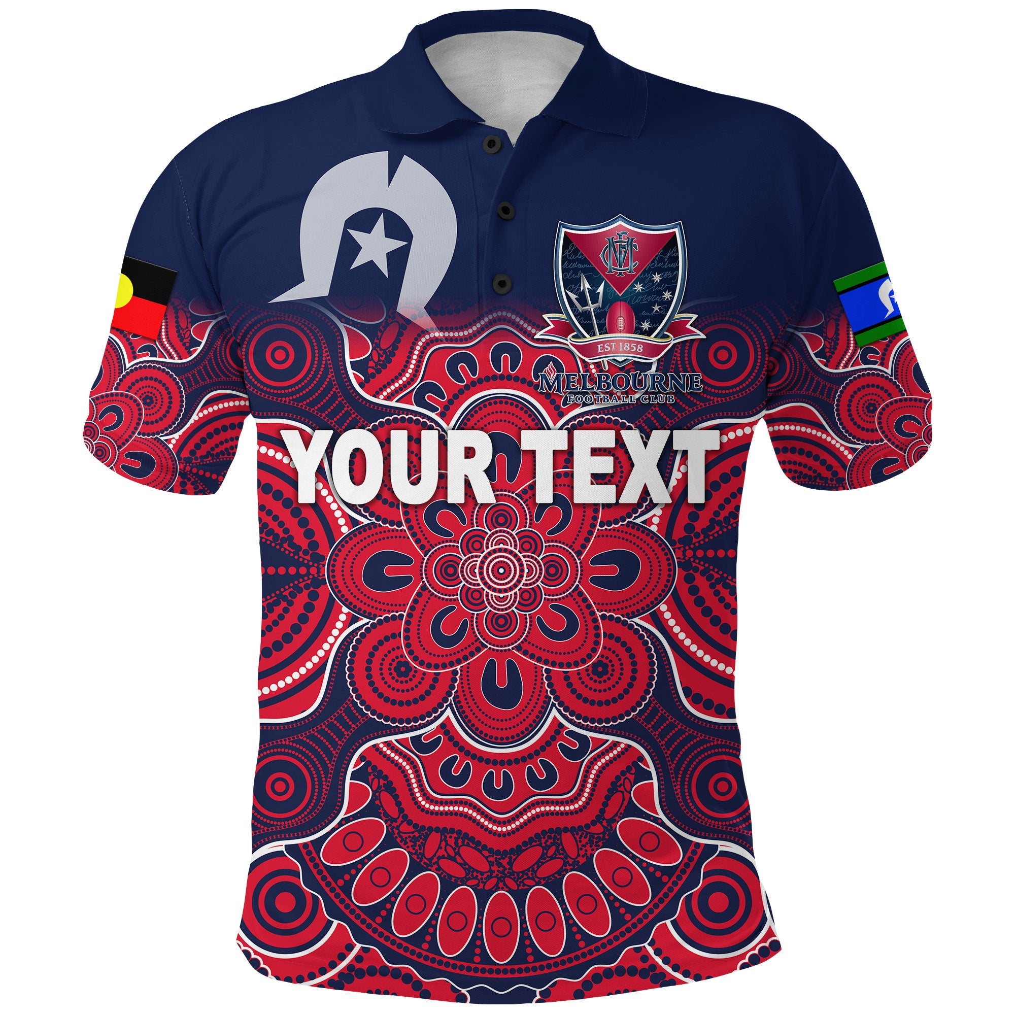 custom-personalised-melbourne-demons-indigenous-polo-shirt-football-naidoc-week-style