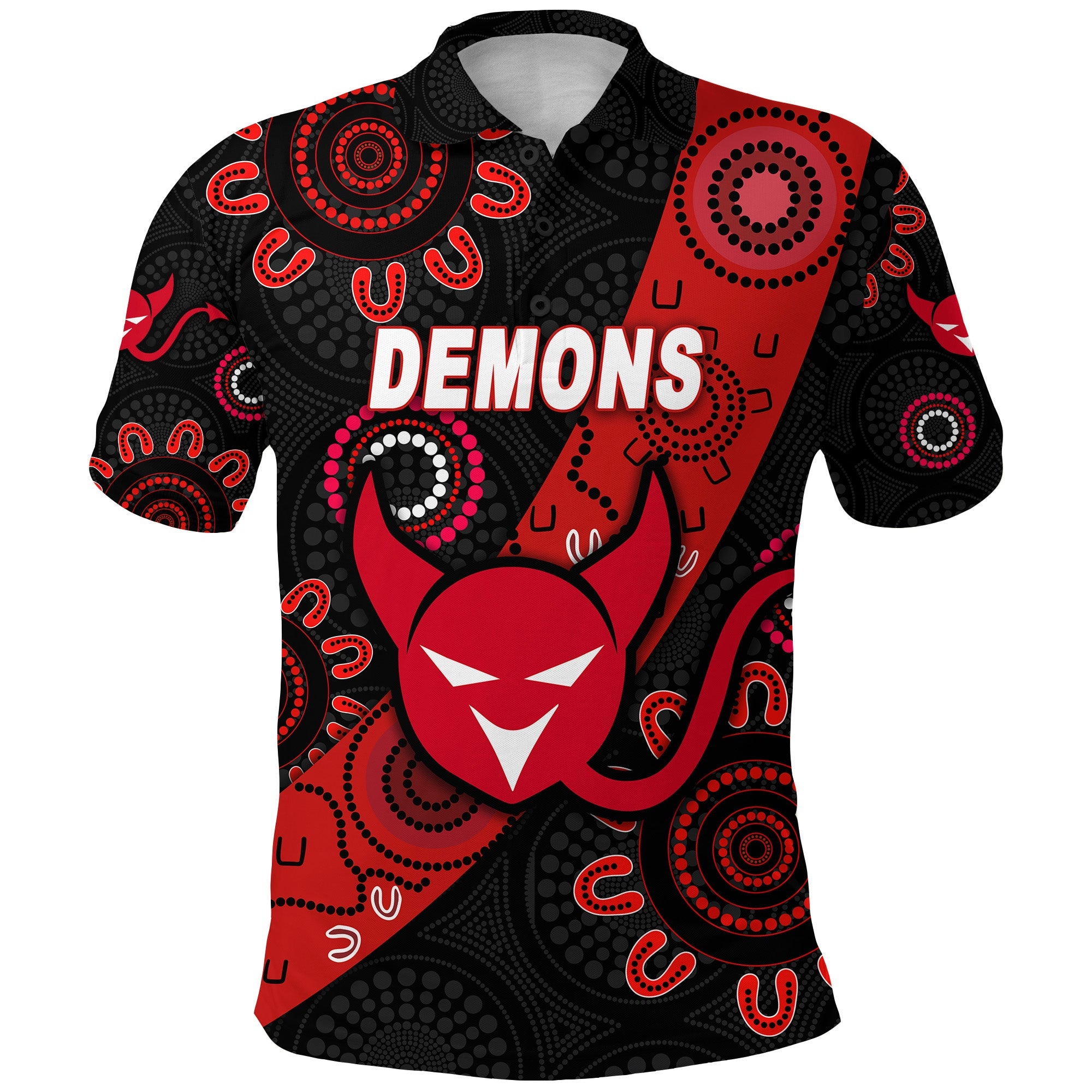 perth-football-club-polo-shirt-demons-indigenous-version