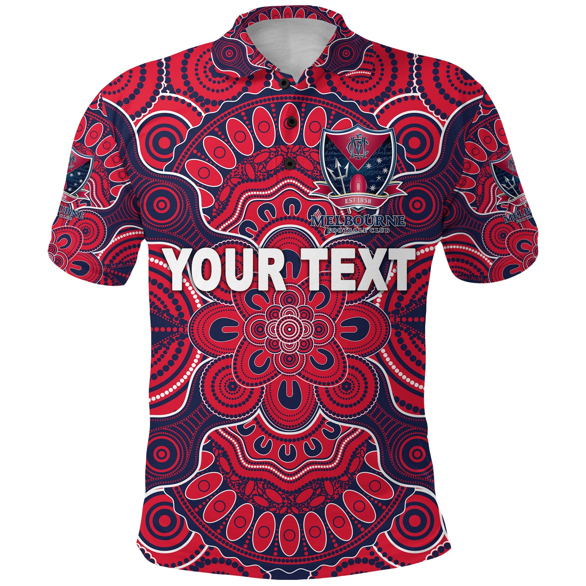 custom-personalised-melbourne-demons-indigenous-polo-shirt-football-2021-version