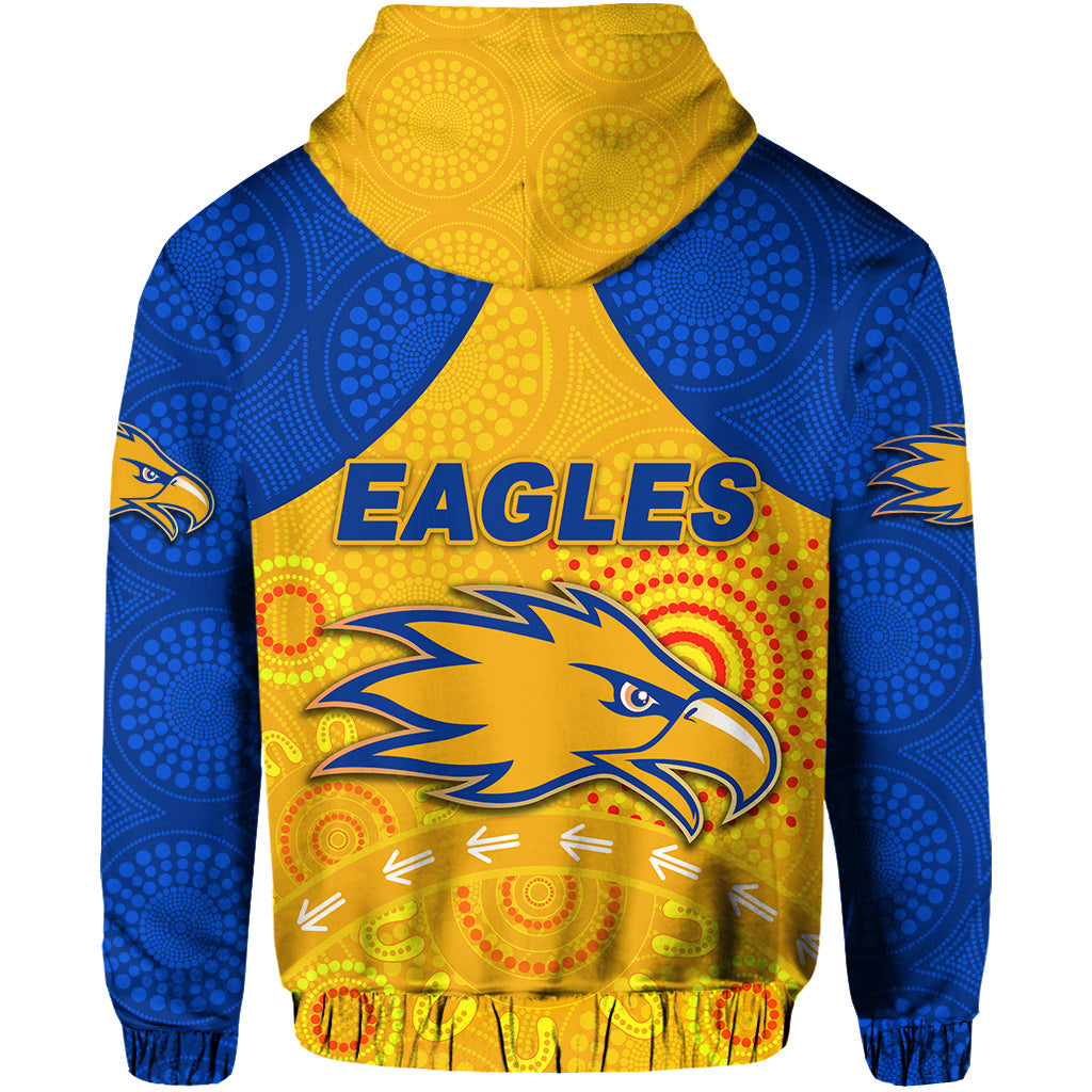 West Coast Eagles Hoodie Indigenous Version - Gold LT8