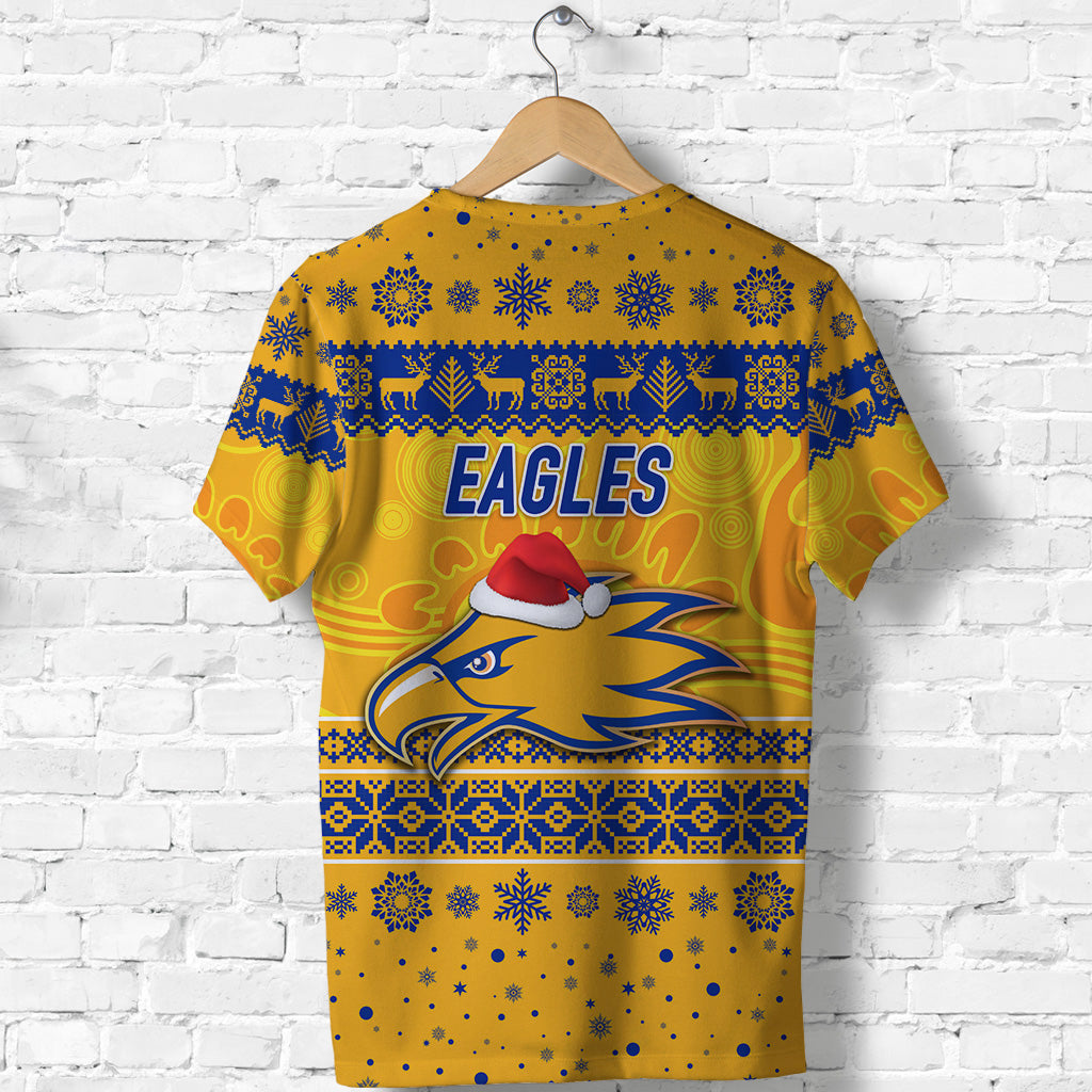 west-coast-eagles-t-shirt-christmas-simple-style-gold