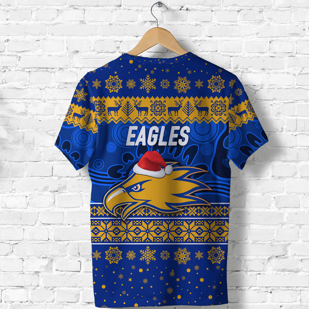 west-coast-eagles-t-shirt-christmas-simple-style-blue