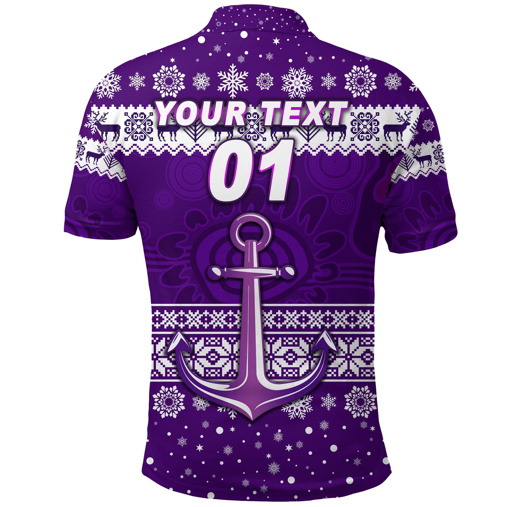 custom-personalised-fremantle-dockers-polo-shirt-freo-christmas-simple-style-white