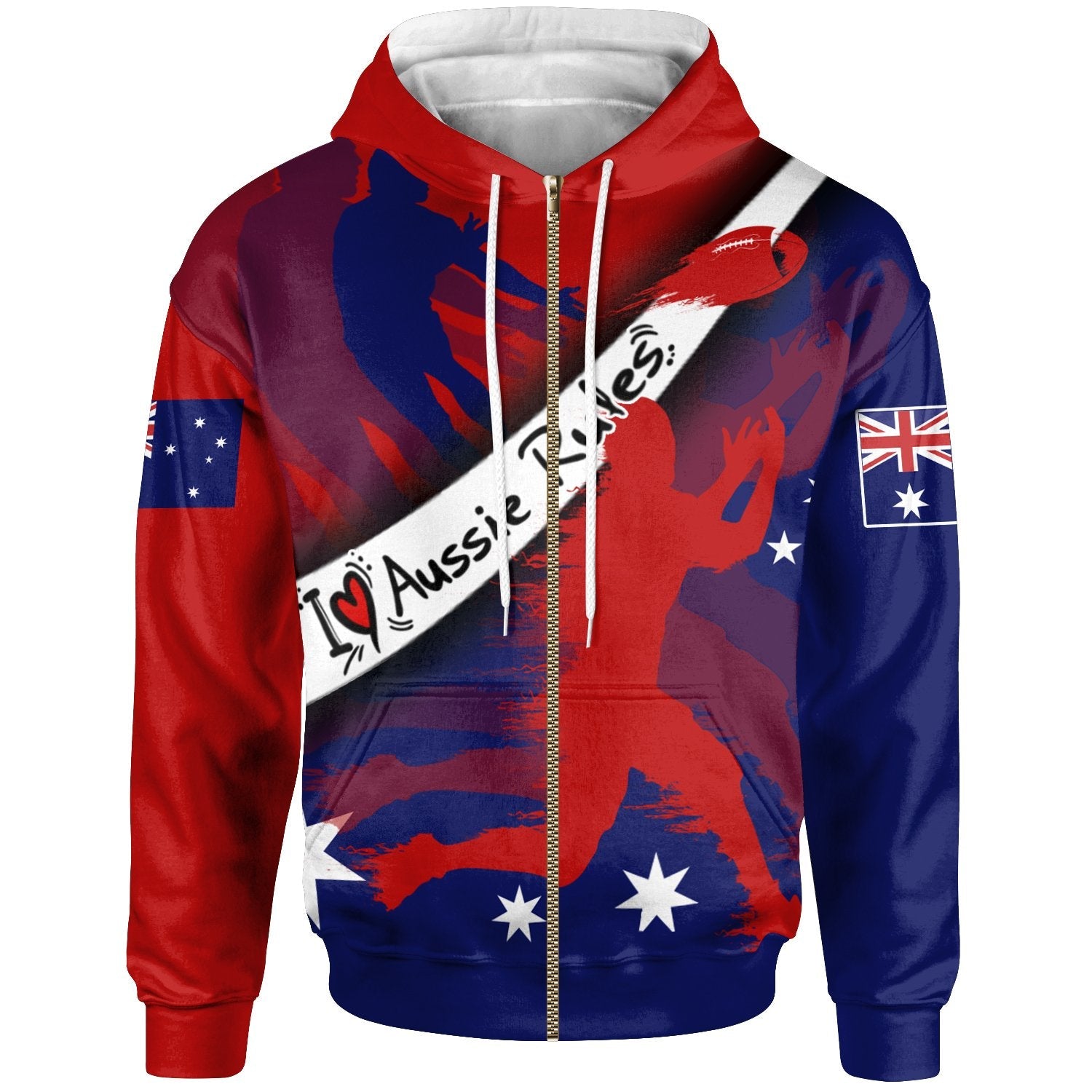 zip-up-hoodie-australian-rules-football