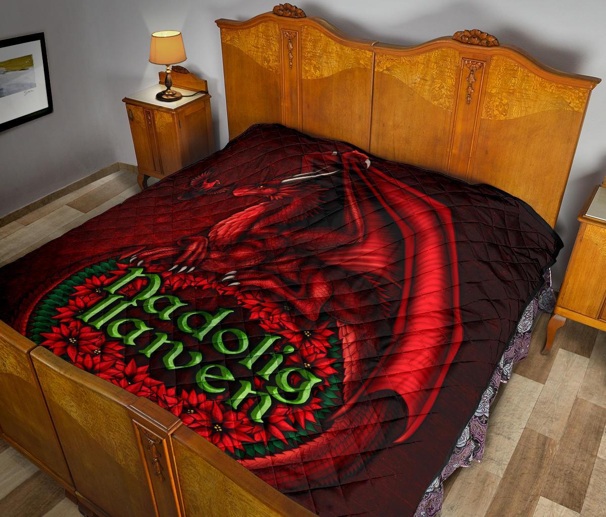 wales-premium-quilt-christmas-dragon