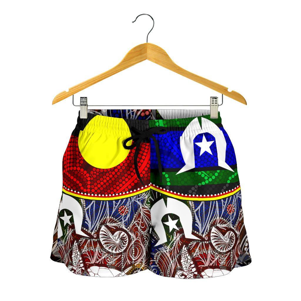 Women's Short - Aboriginal Dot In Naidoc Week Style - Vibe Hoodie