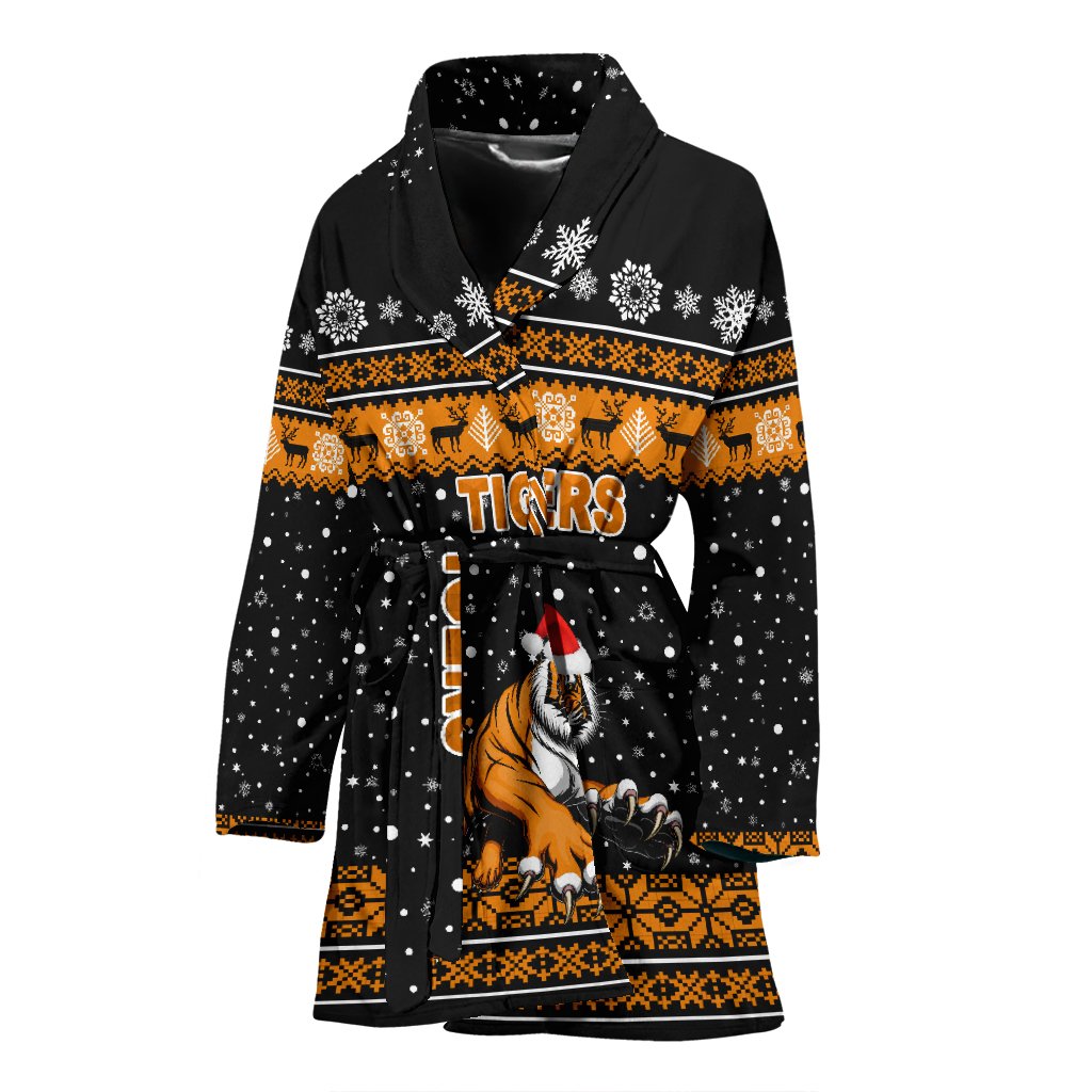 wests-christmas-womens-bath-robe-tigers-unique-vibes-black