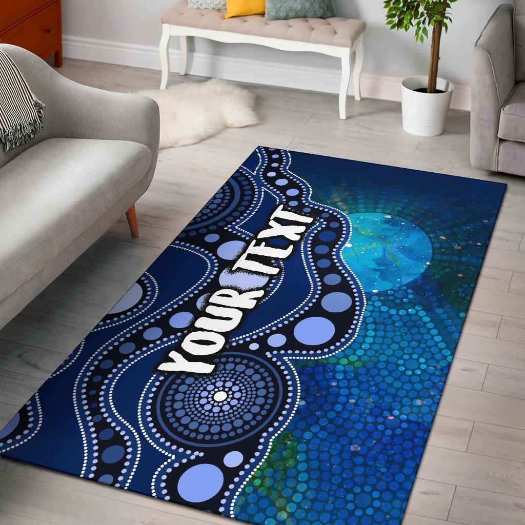 custom-text-aboriginal-area-rug-australia-indigenous-flag-circle-dot-painting-art-blue