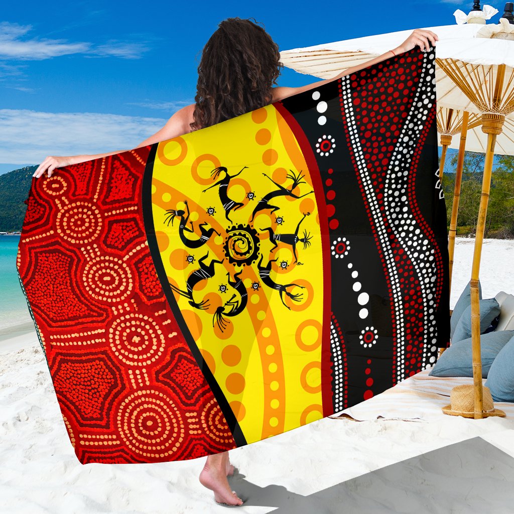 aboriginal-sarongs-dreamtime-koori-dance-dot-acrylic-paint