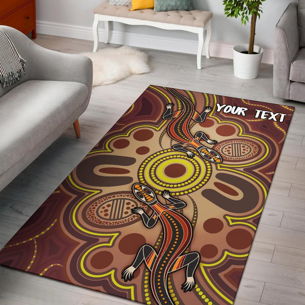 custom-aboriginal-area-rug-indigenous-lizard-dot-painting-art