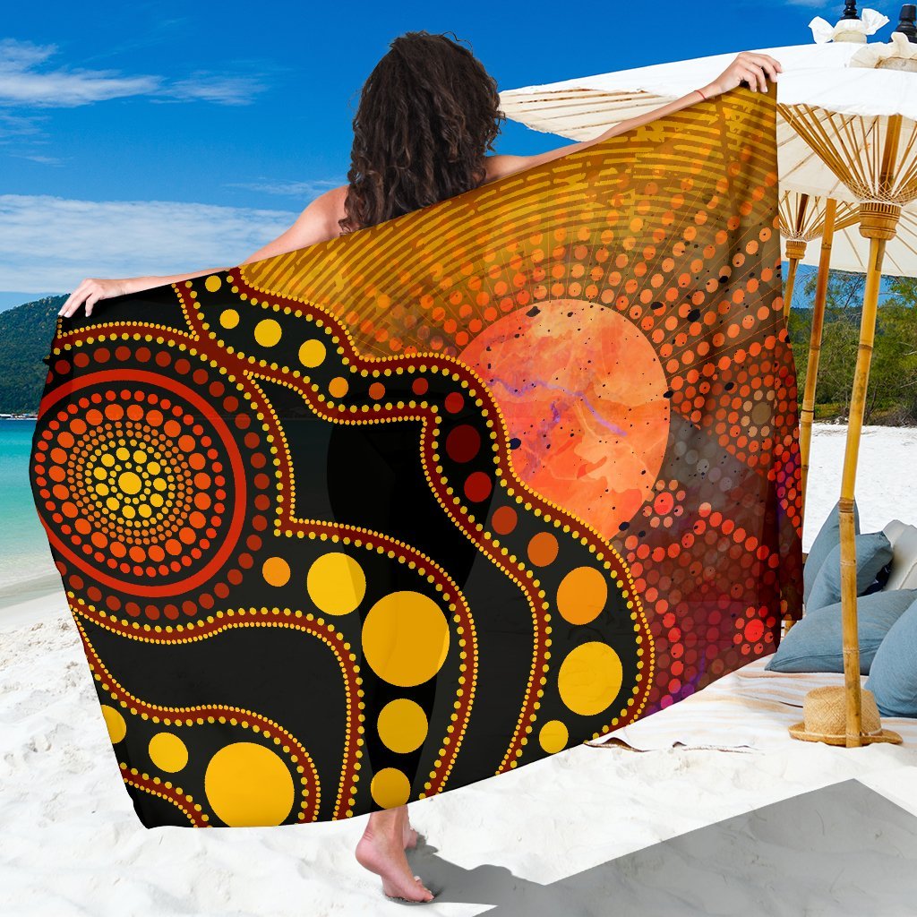 aboriginal-sarong-australia-indigenous-flag-circle-dot-painting-art-golden