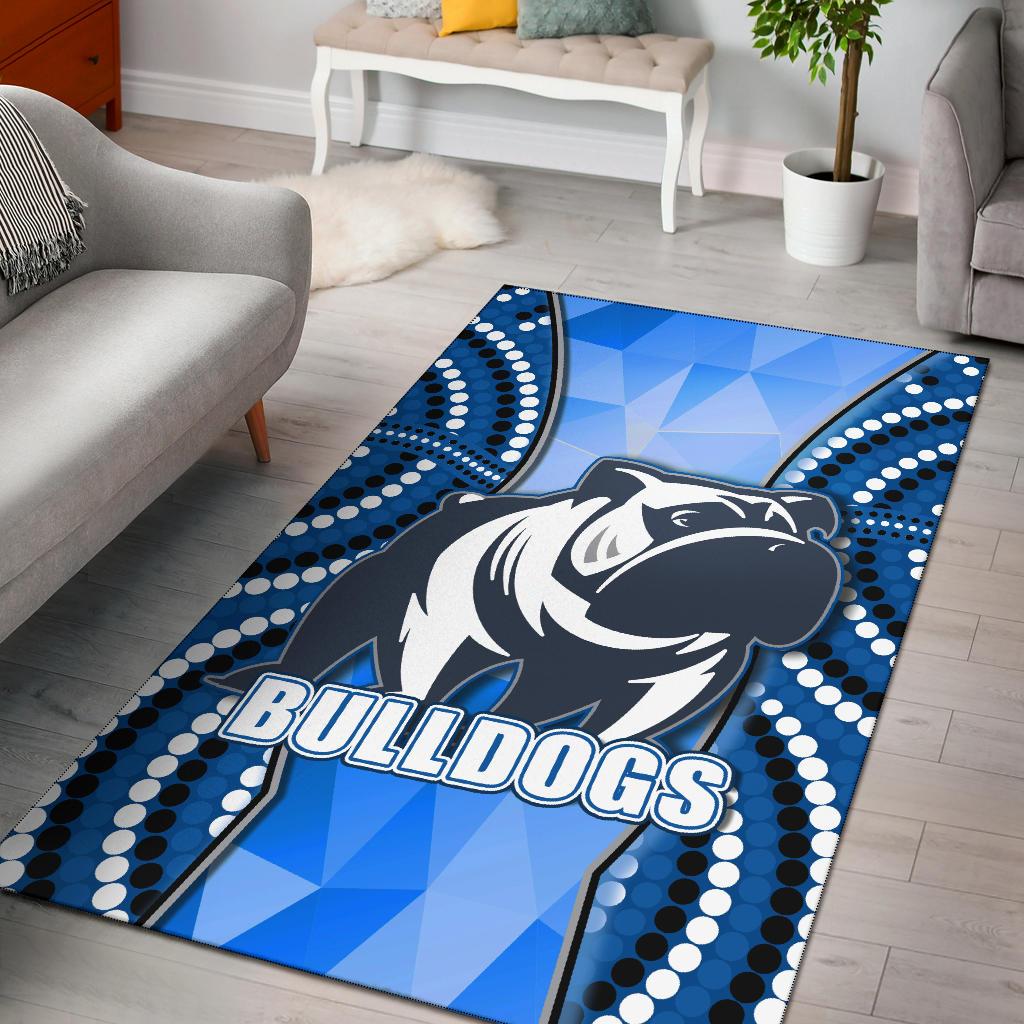 bulldogs-area-rug-indigenous-snappy