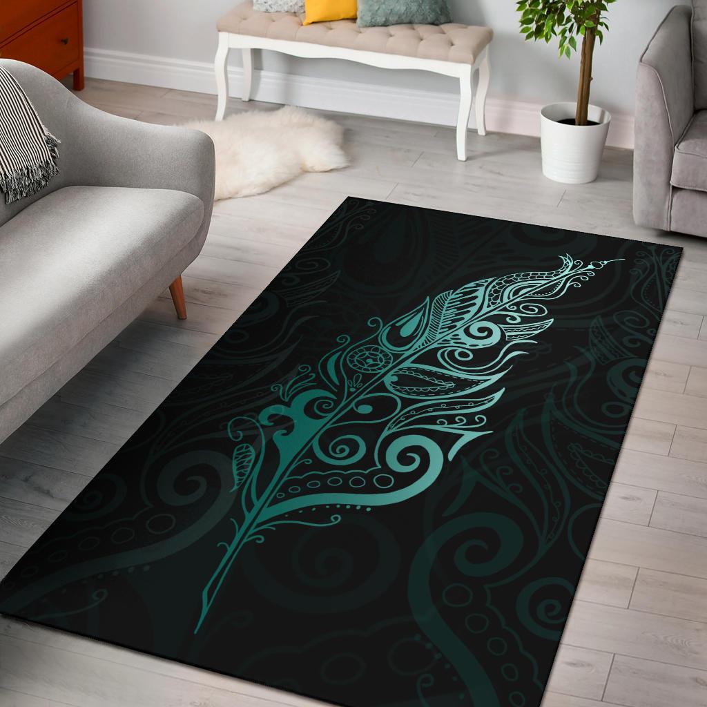 light-silver-fern-area-rug-turquoise