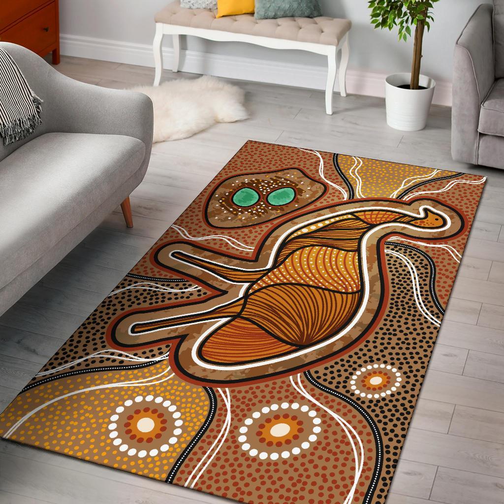 aboriginal-area-rug-indigenous-emu-vintage-stye