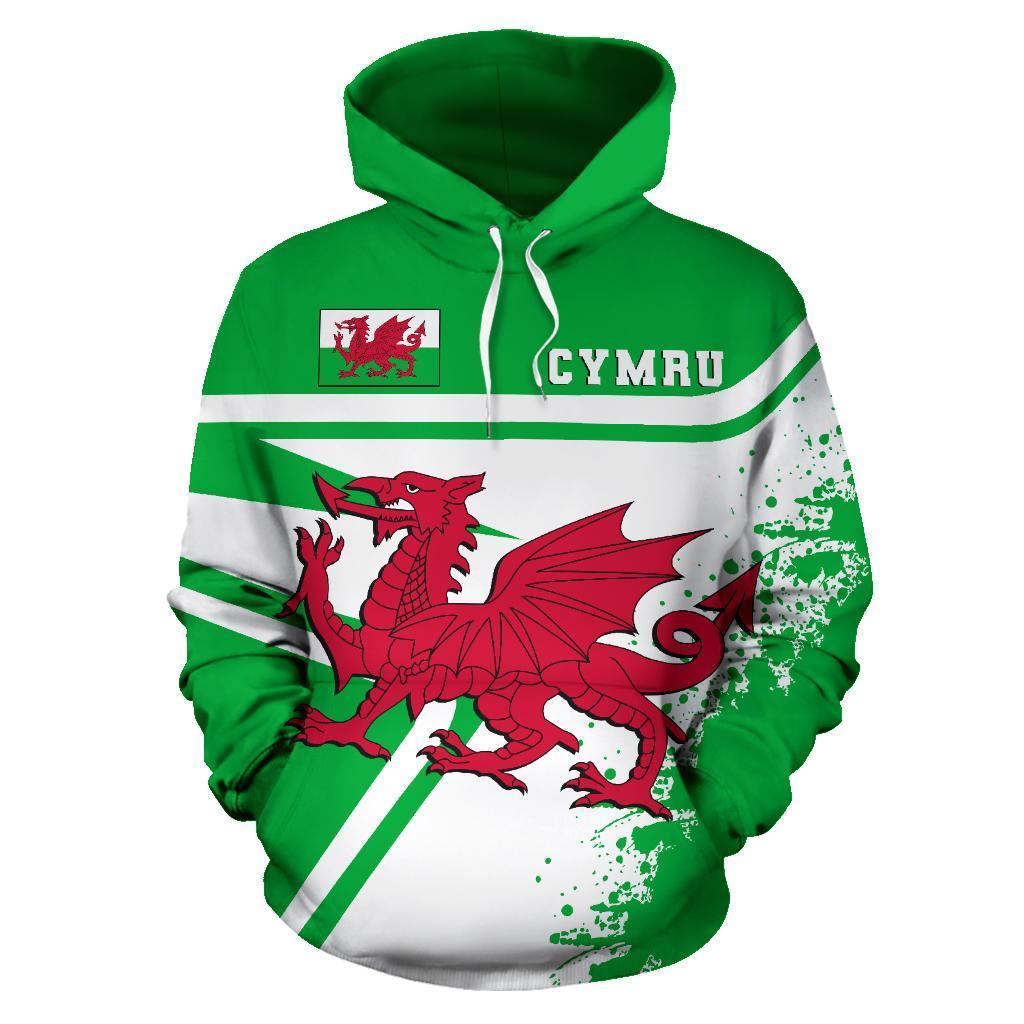 Wales Hoodie Painting Style