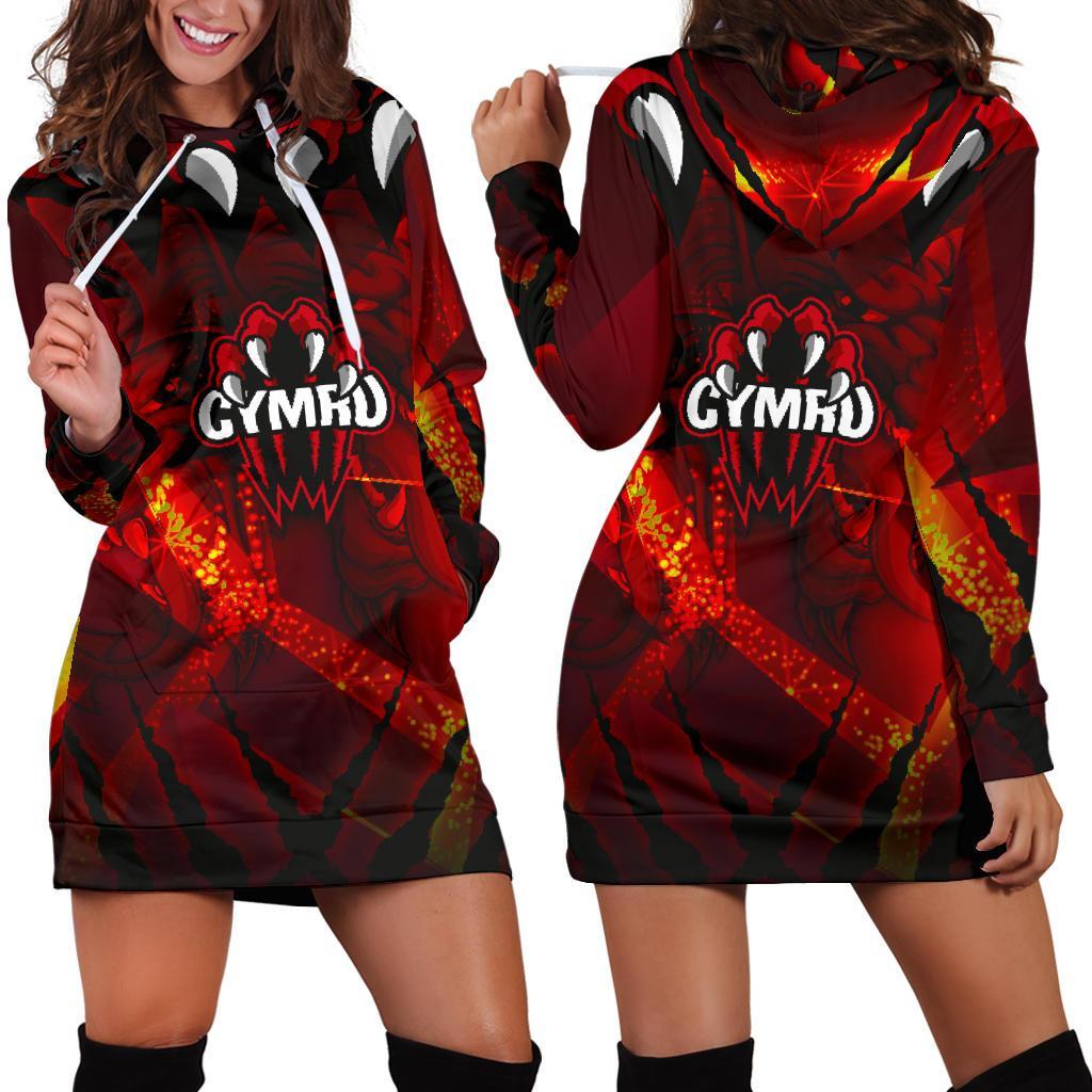 wales-womens-hoodie-dress-welsh-dragon